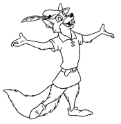 Robin van Wood Online Coloring